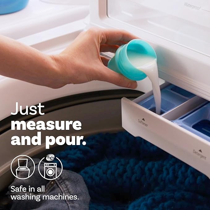 Downy Soft, 2 in 1 Soft and Fresh Liquid Fabric Softener, Cool Cotton, 140 fl oz, 190 Loads, Fabric Conditioner Liquid Provides Softness and Freshness for Fabrics