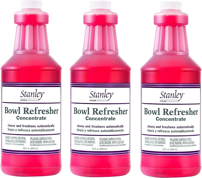 STANLEY HOME PRODUCTS Bowl Refresher Concentrate – Cleans and Freshens Toilets Automatically – 32 fl. oz. (3 Pack)