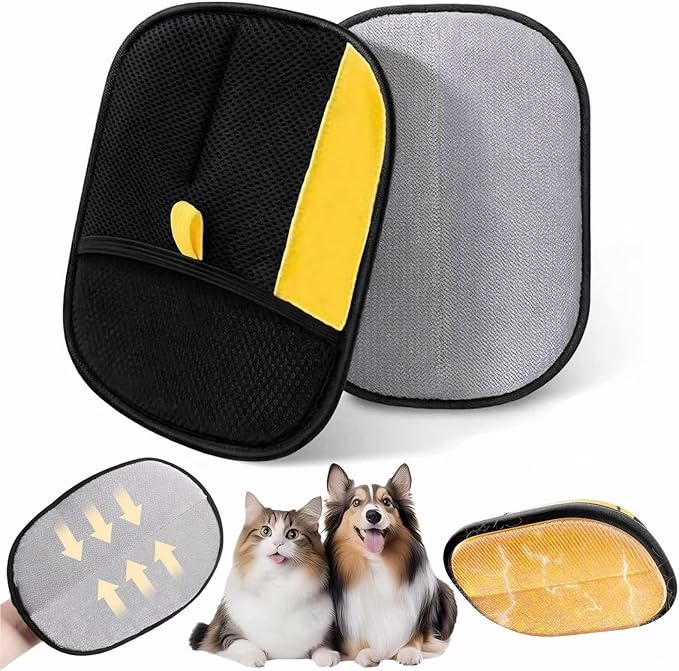 Pet Hair Removal Glove Reusable Electrostatic Gloves Pet Hair Remover for Cats Dogs Carpet Couch 2025 New Grooming Glove Tool（1PCS）