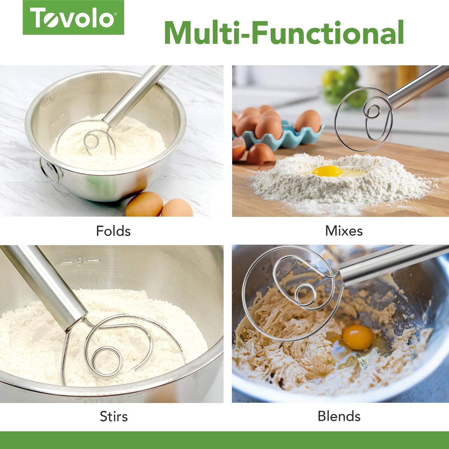 Tovolo Dough Whisk - 12"
