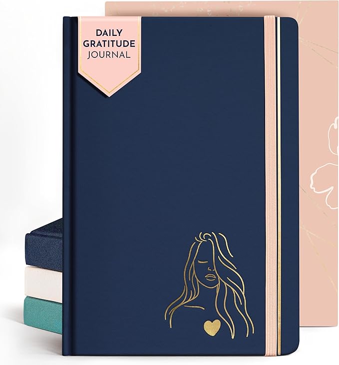 RYVE Daily Journal for Women: 6-Month Guided Gratitude Journal for Women with Prompts - Affirmation, Gratitude, Mindfulness, Self Help & Reflection, Gratitude Journal Notebook, Self Care Journal