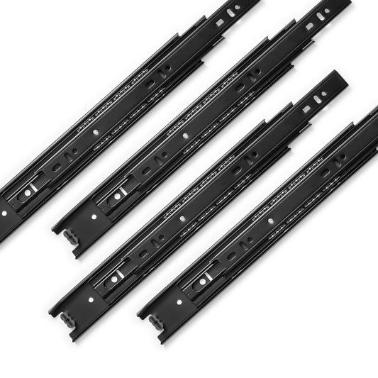 3 Pairs Drawer Slides 10 Inch, Heavy Duty Full Extension Ball Bearing, Side Mount Drawer Rails, 10" Drawer Side Mount Slides for Dresser, Cabinet, Kitchen - 100LB Capacity