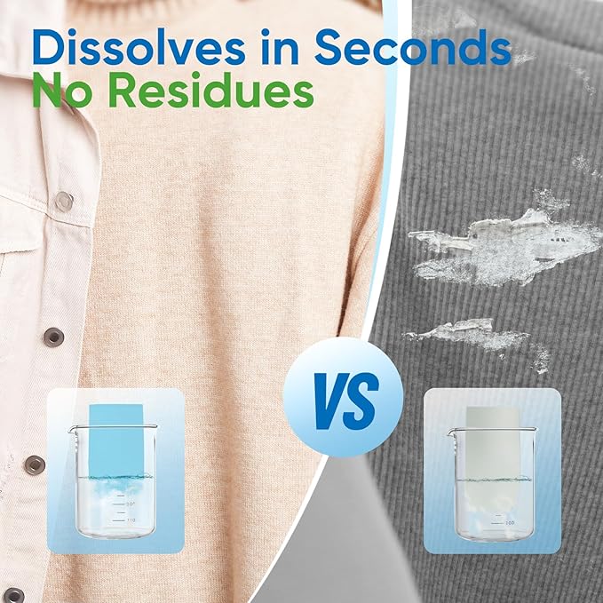 Laundry Detergent Sheets 150 Counts 300 Small Loads Travel Laundry Sheets ECO-friendly,No Plastic Clothes Washing Soap-Lavender