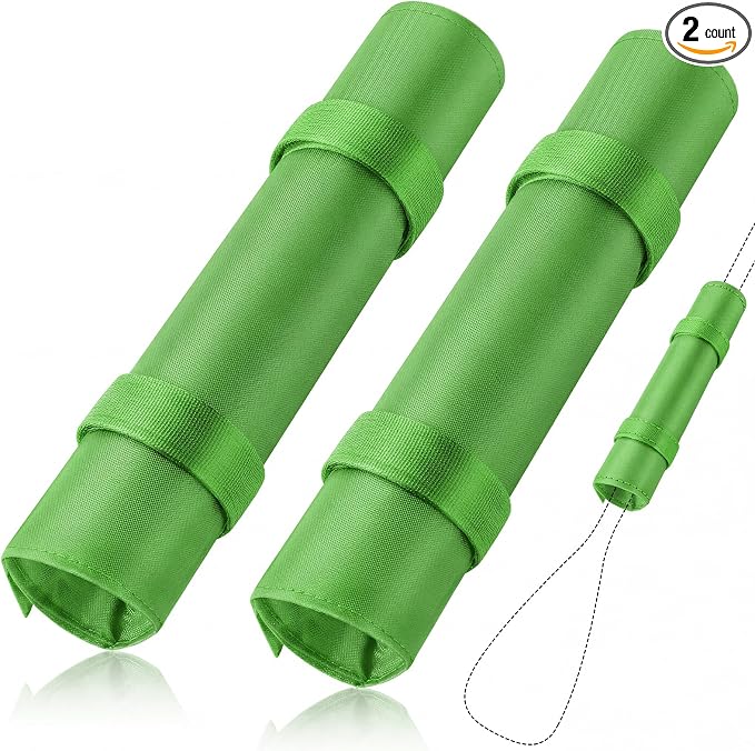 Hiboom 2 Pcs Paddle Float Kayak Paddle Accessory Adjustable Oxford Cloth Paddleboard Stand Up Accessory High Density Foam with Hook and Loop Closure Flotation Kayaks Canoe Paddles