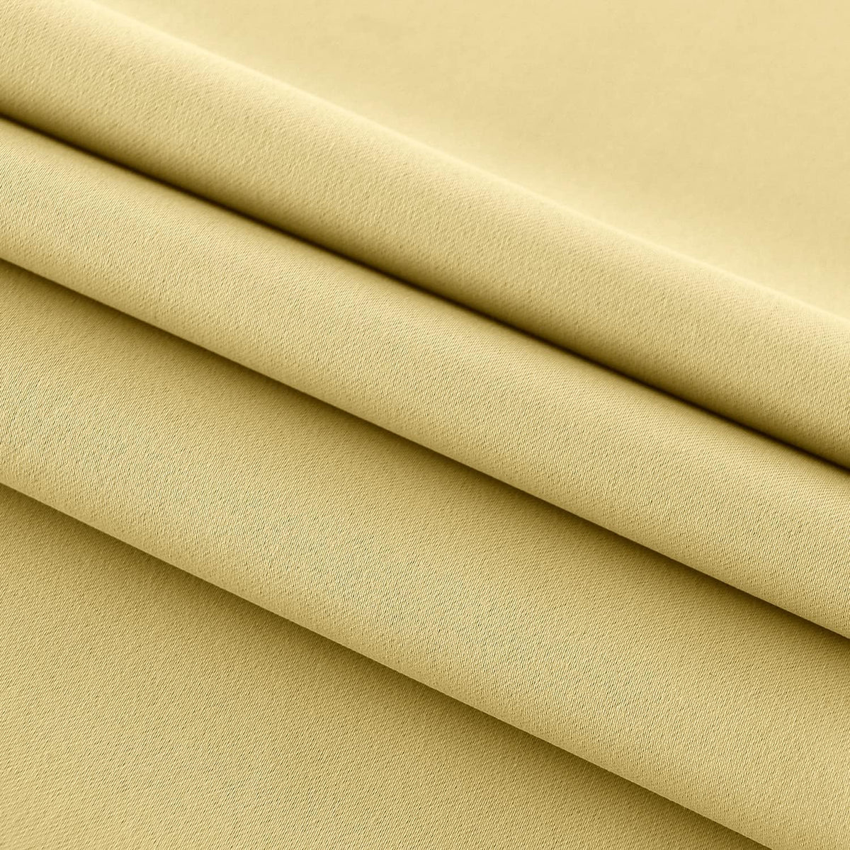 DWCN French Door Curtains – Rod Pocket Thermal Blackout Curtain for Doors with Glass Window, Kitchen and Patio Doors for Privacy, 36 X 72 Inches Long, 1 Curtain Panel with Tieback,Light Yellow