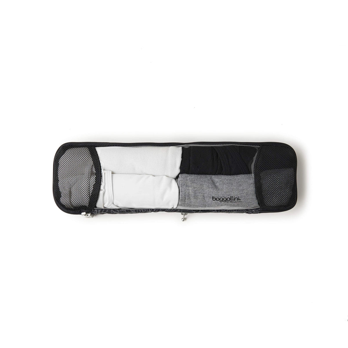 Baggallini Long Compression Cube - Lightweight Compression Packing Cube for Travel