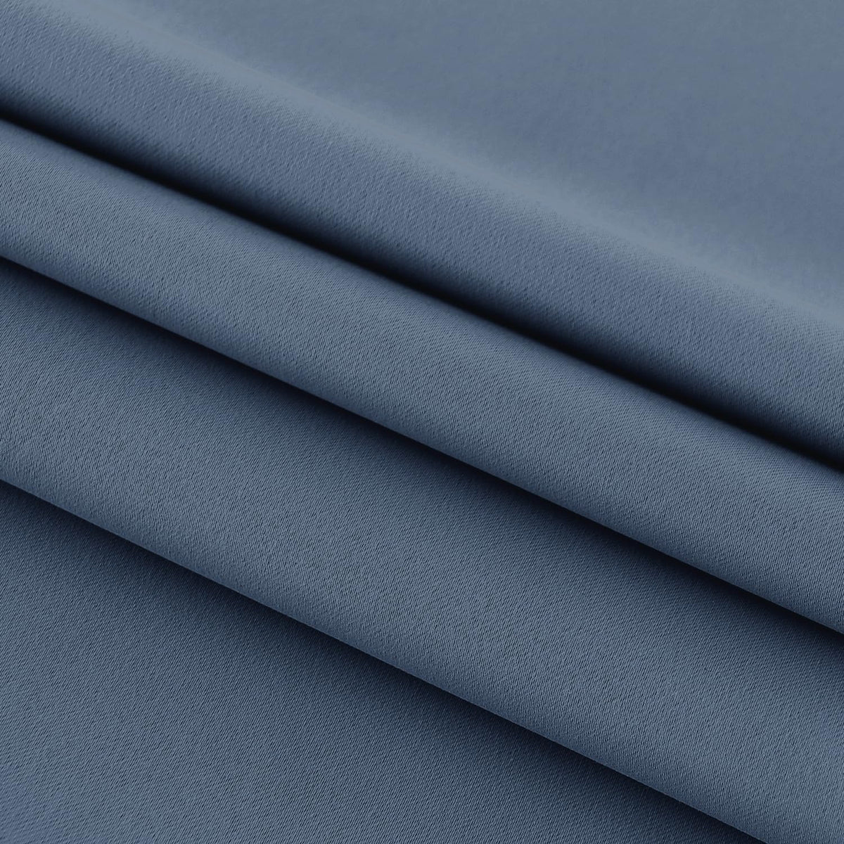 DWCN French Door Curtains – Rod Pocket Thermal Blackout Curtain for Doors with Glass Window, Kitchen and Patio Doors for Privacy, 54 X 72 Inches Long, 1 Curtain Panel with Tieback,Dusty Blue