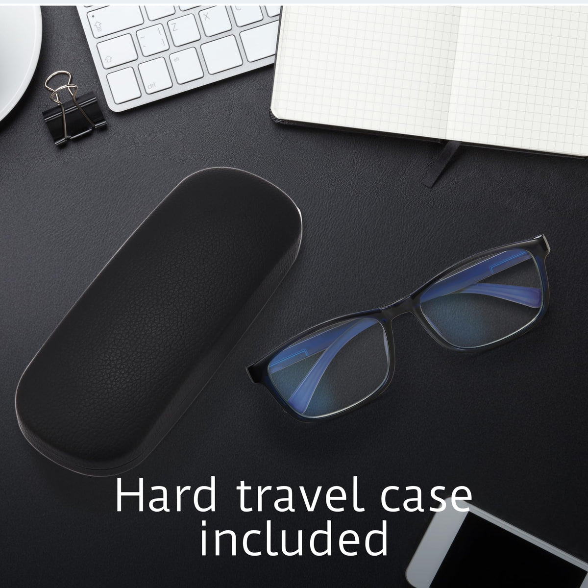 Anti Blue Light Glasses Men, Mens Blue Light Glasses With UV400 Protection, Fake Glasses For Computer Eye Strain
