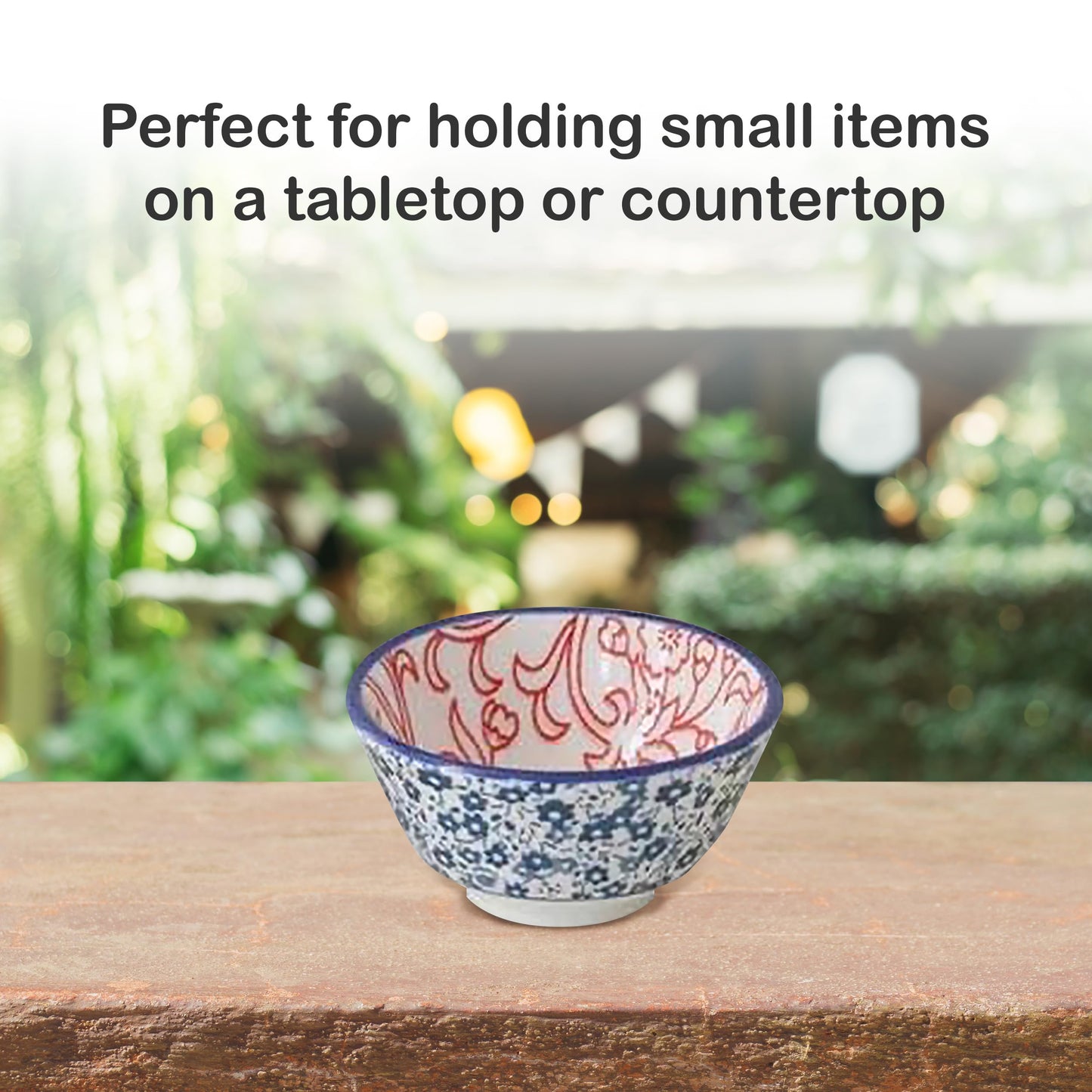 4 Farmhouse-Style Stoneware Pinch Pots, Assorted