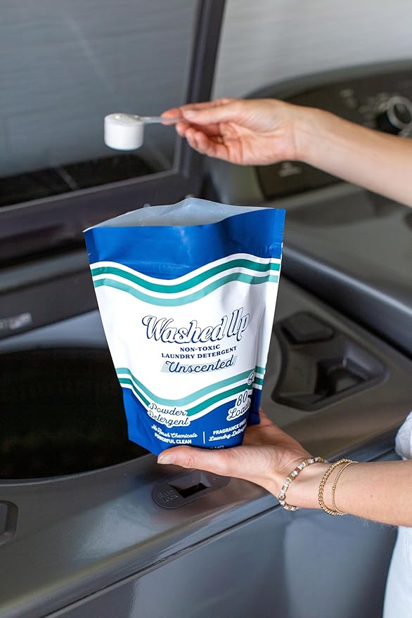 Unscented Laundry Detergent Powder | Fragrance-Free | Safe for Sensitive Groups | Powerful Clean | Plant & Mineral-Based | Made in USA