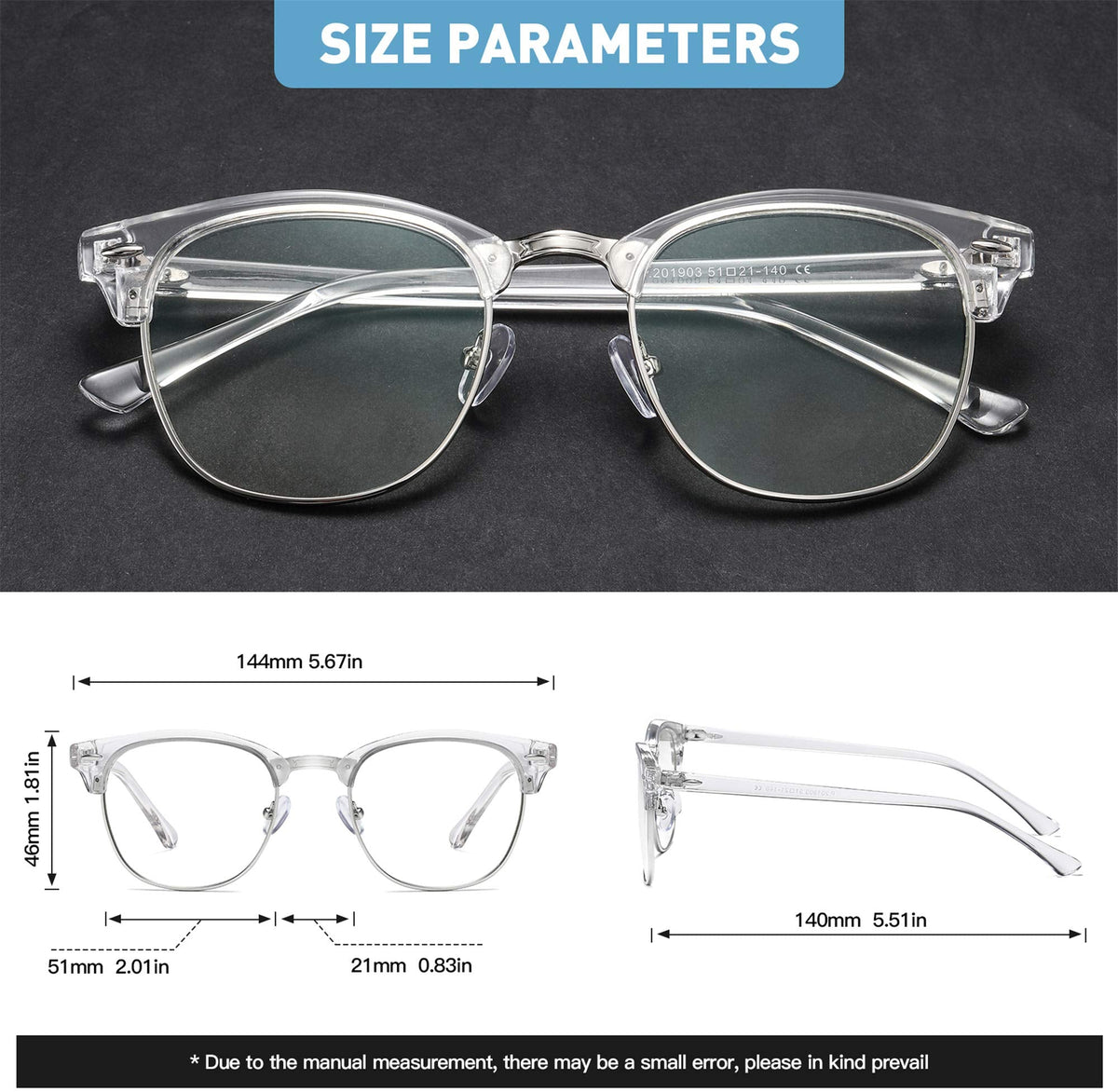 AOMASTE Blue Light Glasses for Woman/Men Computer Bluelight Glasses Womens/Mens