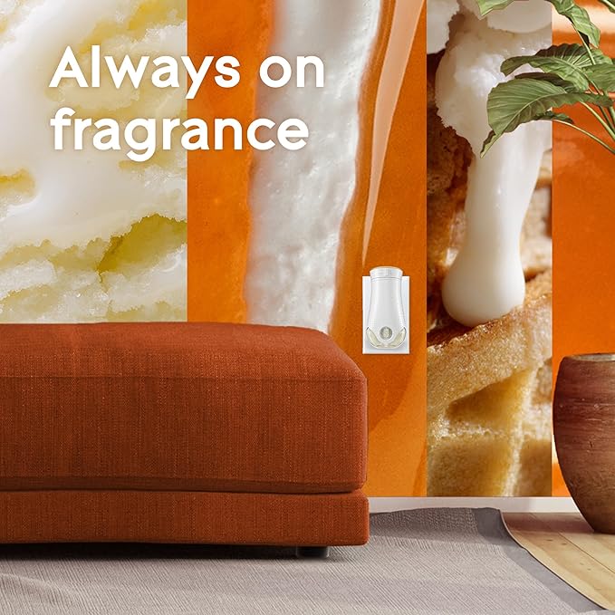 Glade PlugIns Refills Air Freshener, Scented and Essential Oils for Home and Bathroom, Vanilla Caramel Twist, 3.35 Fl Oz, 5 Count