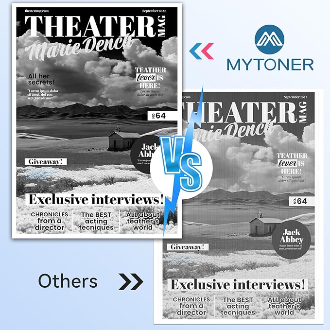MYTONER Compatible Drum Replacement for Brother DR-830 DR830 Drum High Yield for DCP-L2640DW MFC-L2820DW HL-L2400D HL-L2460DW HL-L2405W HL-L2465DW HL-L2480DW MFC-L2820DW XL Printer, 2 Packs
