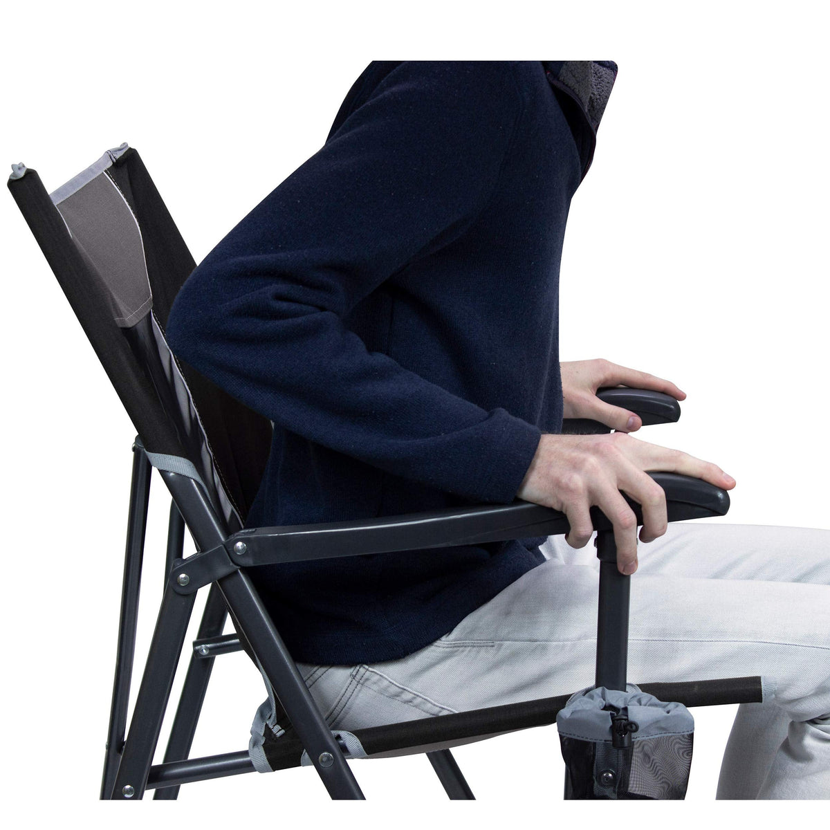 GCI Outdoor Eazy Chair, Folding Camping Chair for Adults
