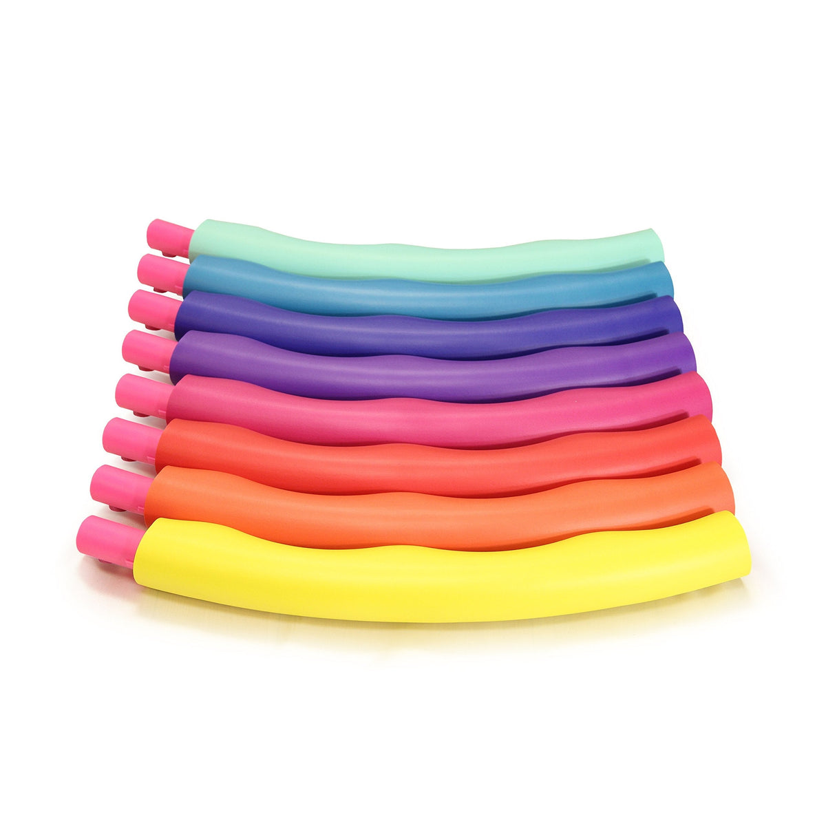 Sports Hoop Weighted Hula Hoop, ACU Hoop 5L - 4.9 lb Large, Weight Loss Fitness Workout with ridges. (Rainbow Colors)
