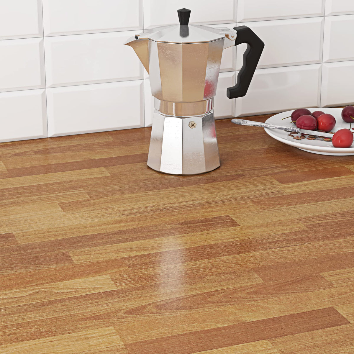 Livelynine Butcher Block Countertop Contact Paper Waterproof Wallpaper Light Wood Contact Paper for Countertops Peel and Stick Table Covers Kitchen Counter Island Desk Countertop Vinyl Wrap 15.8X78.8