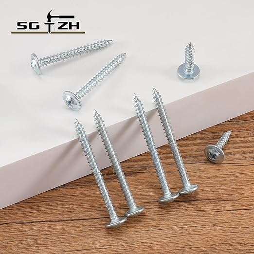 #8 x 3/4" Wood Screw 250Pcs Alloy Steel Standard Thread Truss Head Fast Self Tapping by SG TZH