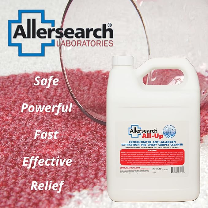 Allersearch All-Up Concentrated Anti-Allergen Carpet Spot Spray 1 Gallon (128 Oz)