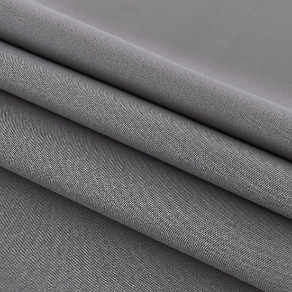 DWCN French Door Curtains – Rod Pocket Thermal Blackout Curtain for Doors with Glass Window, Kitchen and Patio Doors for Privacy, 54 X 40 Inches Long, 1 Curtain Panel with Tieback, Grey