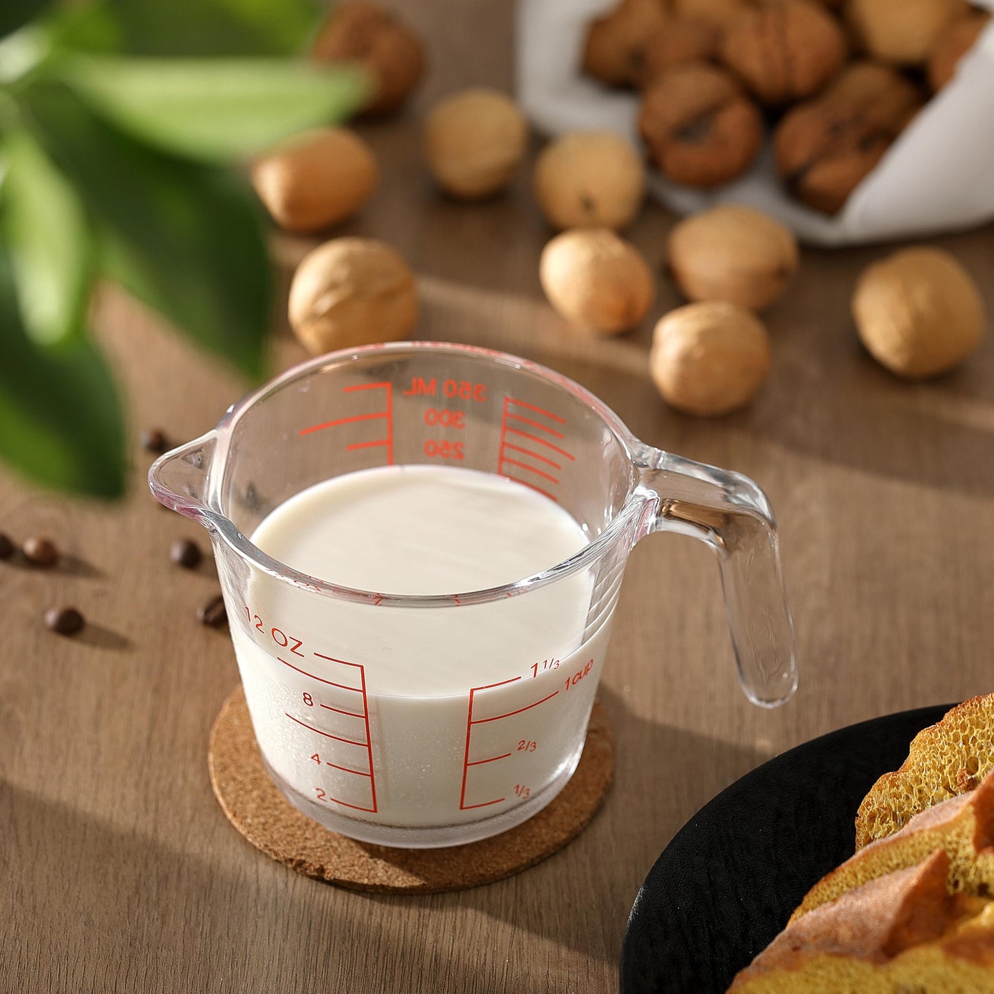 KCKHFA Glass Measuring Cup For Baking and Cooking, kitchen Essentials Tools