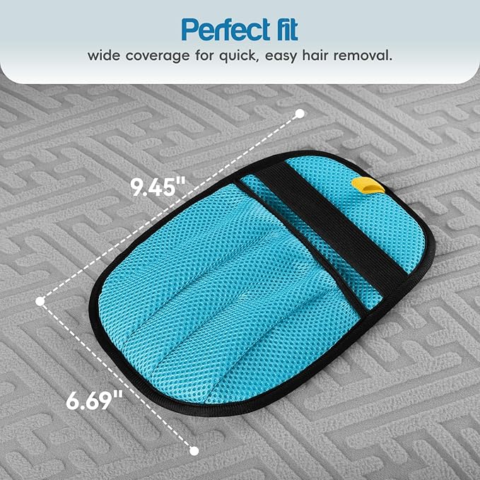 Upgraded Pet Hair Removal Glove for Dogs & Cats, Reusable 5-Finger Electrostatic Magic Brush, Pet Hair Remover Tool for Laundry,Couch,Bed, Carpet,Car Seat,1PCS