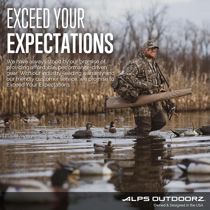 ALPS OutdoorZ Ducks Unlimited Guardian Backpack Dry Bag, 35L - Mossy Oak Original Bottomland