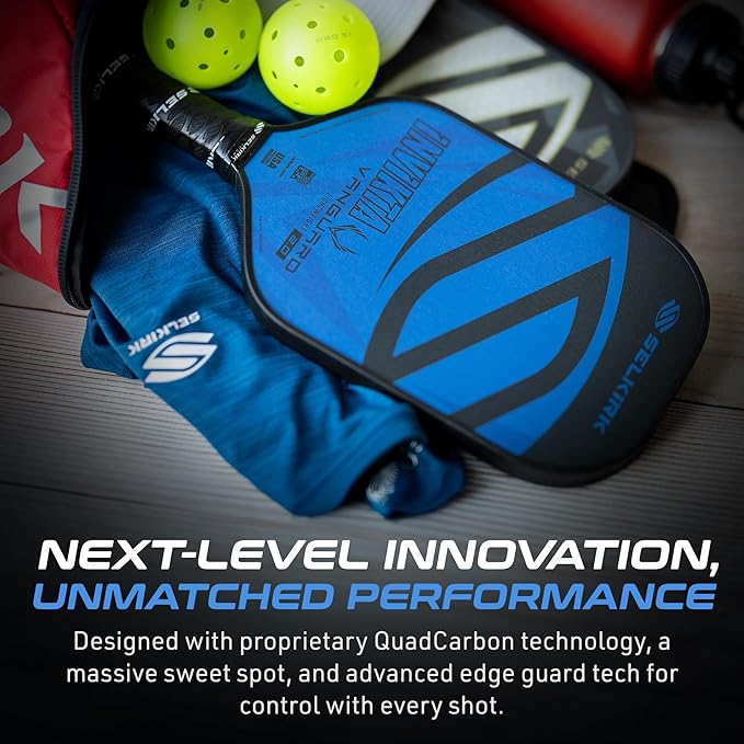 Selkirk Sport Vanguard Hybrid Pickleball Paddle | Carbon Fiber Pickleball Paddle with a Polypropylene X5 Core | Pickleball Rackets