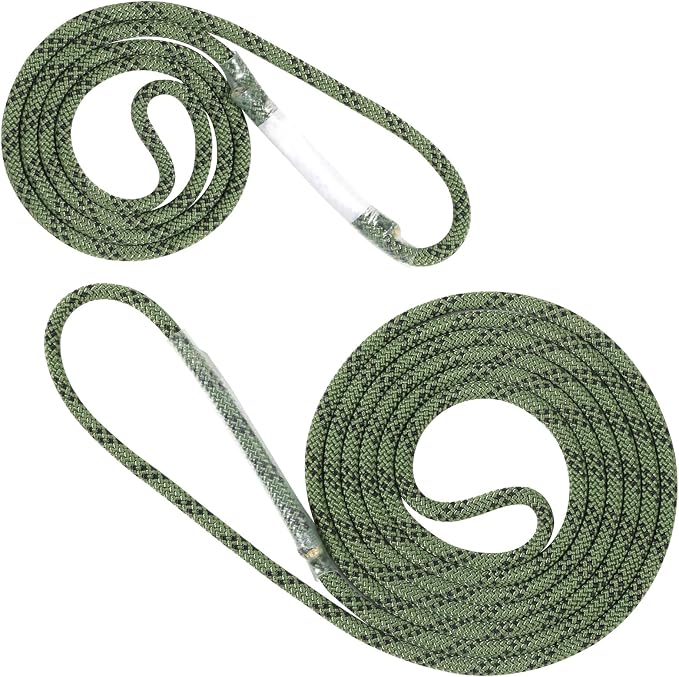 1/4 Inch Pre-Sewn Prusik Loop 24 Inch, Premium Aramid Nylon Hybrid Cord 12kN, Superior Heat Abrasion Resistant Rope Loop for Arborist Rescue Outdoor Rigging