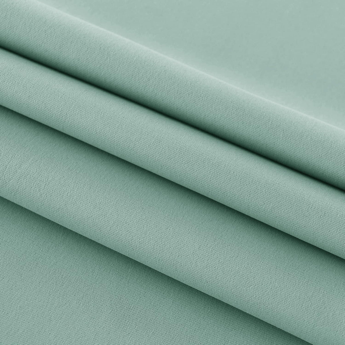 DWCN French Door Curtains – Rod Pocket Thermal Blackout Curtain for Doors with Glass Window, Kitchen and Patio Doors for Privacy, 54 X 72 Inches Long, 1 Curtain Panel with Tieback, Light Sage