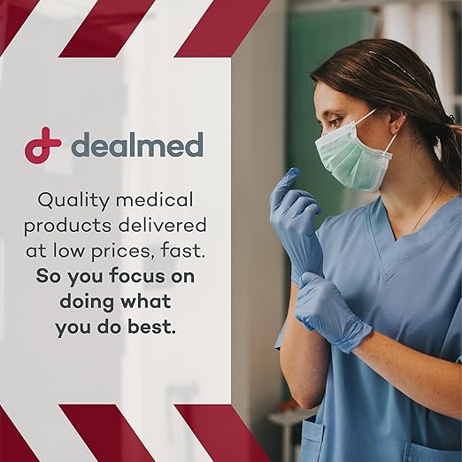 Dealmed Nitrile Gloves – Pallet of Size X-Large Disposable Nitrile Gloves, Non-Irritating Latex Free, Multi-Purpose Use for a First Aid Kit and More (84 Cases)