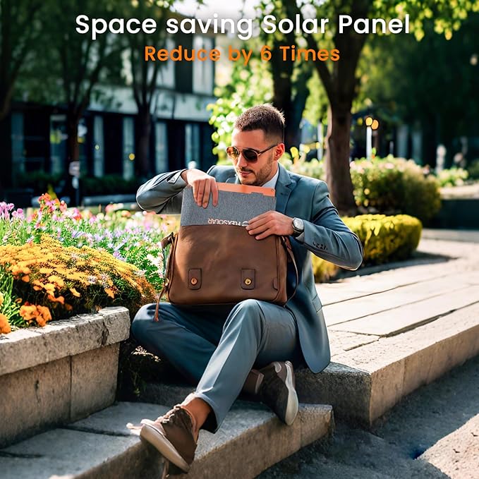 FlexSolar 100W Portable Solar Panels Chargers with PD3.0 USB-C,QC3.0 USB-A and DC Outputs Foldable IP67 Waterproof Power Emergency Camping for Small Power Station Generator,Phones, Power Banks