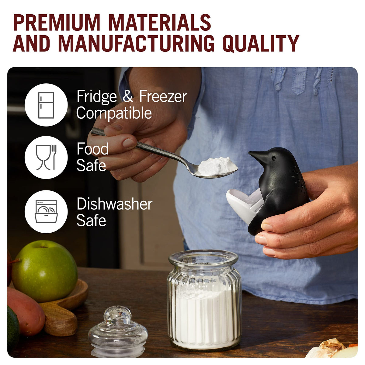 Monkey Business Chill Bill Refrigerator Deodorizer, Baking Soda Container, Baking Soda Fridge, Baking Soda Fridge Deodorizer, Cute Gifts, Kitchen Gadgets