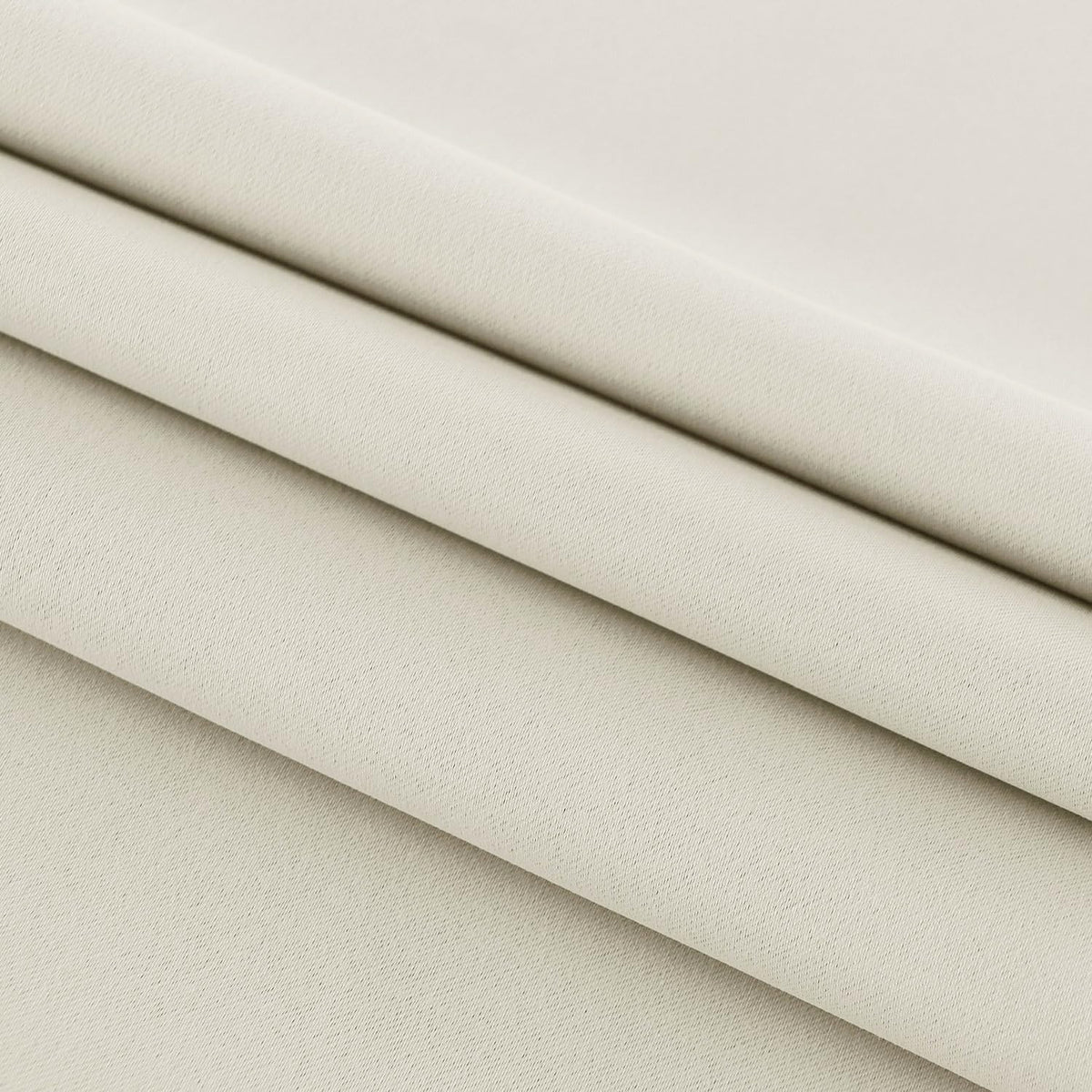 DWCN French Door Curtains – Rod Pocket Thermal Blackout Curtain for Doors with Glass Window, Kitchen and Patio Doors for Privacy, 25 X 72 Inches Long, 1 Curtain Panel with Tieback, Light Beige