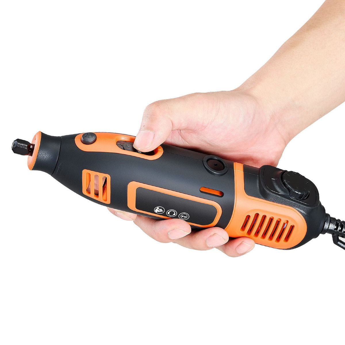 84-Piece Rotary Tool Kit, 200W Mini Power Rotary Tool Corded , 6-Level Speed 8000-40000 RPM Multi-Purpose DIY Tools for Engraving, Sanding, Polishing, Carving, Grinding, Cutting, DIY Crafts