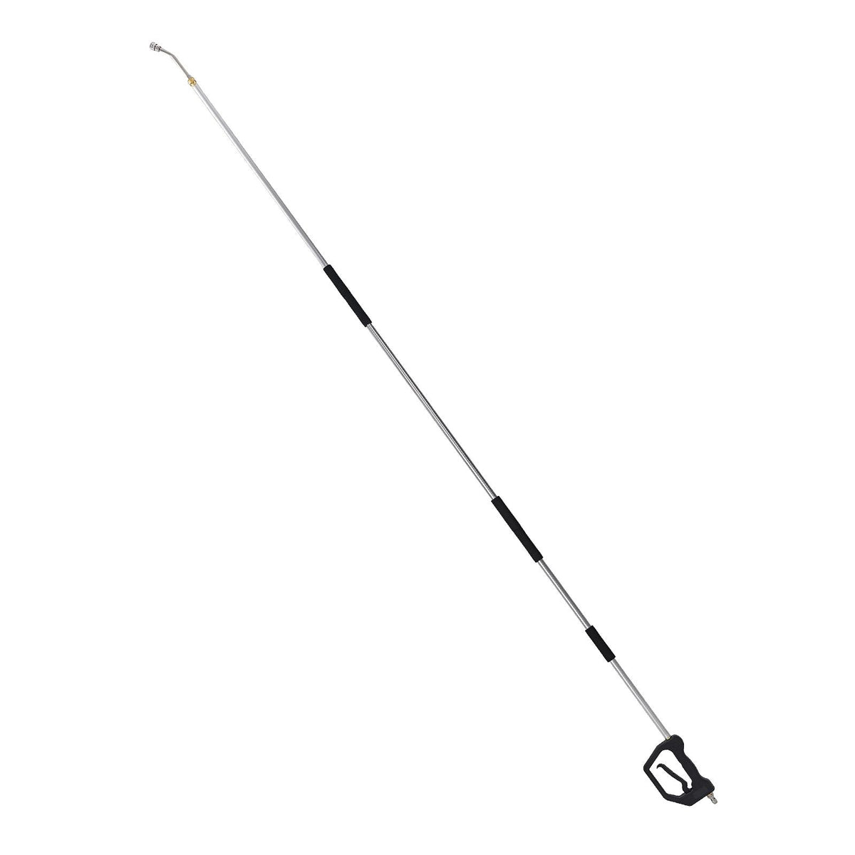 9 FT Pressure Washer Telescoping Wand, 3-Section with Power Washer Extension Wands, 7 Nozzles, Hose Adapter, Support Belt, Storage Bag, 4000 PSI Telescopic Gutter Cleaner for High Cleaning