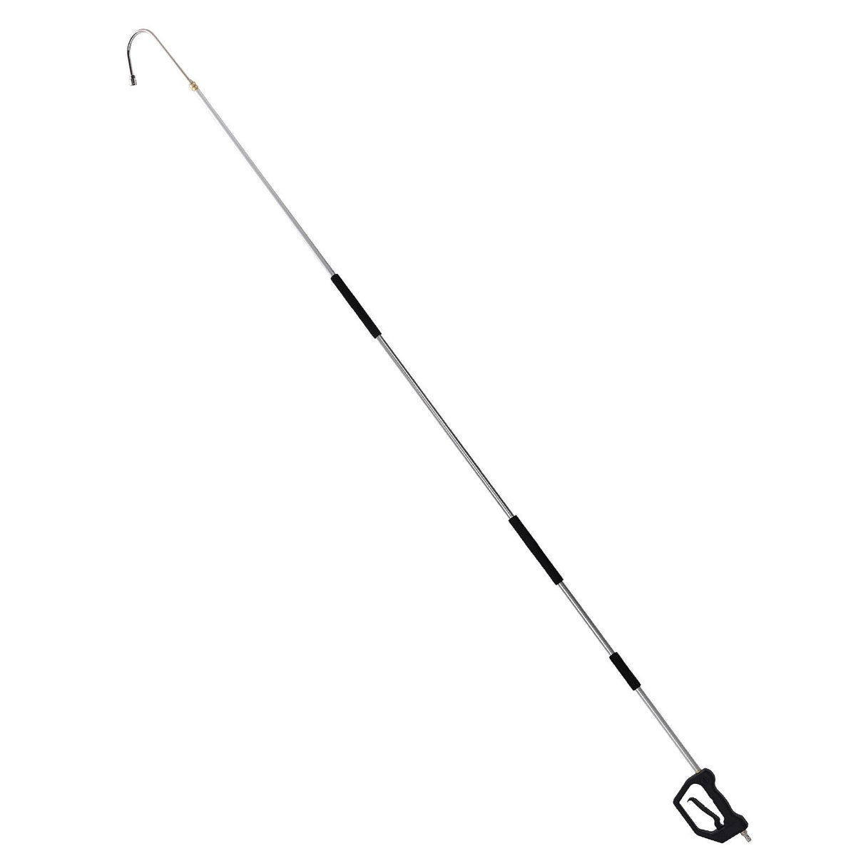 9 FT Pressure Washer Telescoping Wand, 3-Section with Power Washer Extension Wands, 7 Nozzles, Hose Adapter, Support Belt, Storage Bag, 4000 PSI Telescopic Gutter Cleaner for High Cleaning
