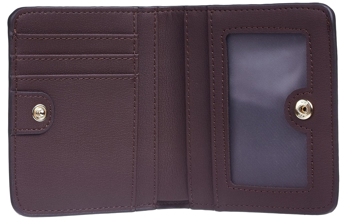 Gostwo Small Wallet for Women, RFID Blocking Wallet, Credit Card Holder Wallet, Compact Bifold Luxury Genuine Leather Pocket Passport Wallet Ladies Girls Mini Purse Travel with ID Window, Coffee