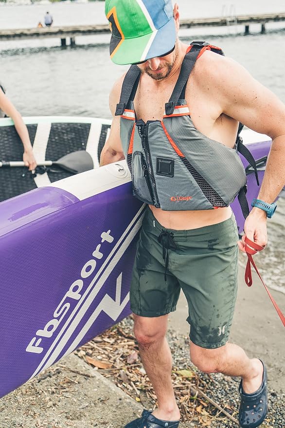 Onyx U.S. Coast Guard and Transport Canada Approved MoveVent Dynamic Paddle Vest for Adults for Kayaking, Canoeing, Stand Up Paddleboarding