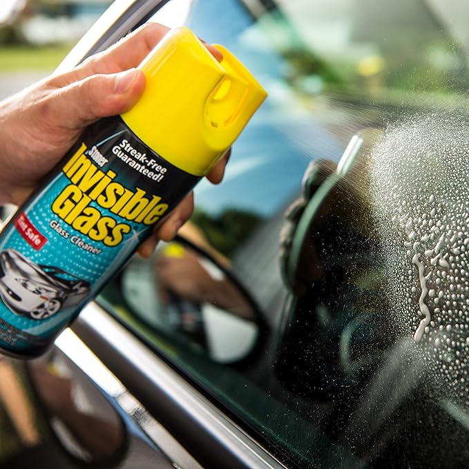 Invisible Glass 91163 Premium Aerosol Glass and Window Cleaner for Auto and Home, Streak-Free, Ammonia-Free, Tint-Safe, 15 oz