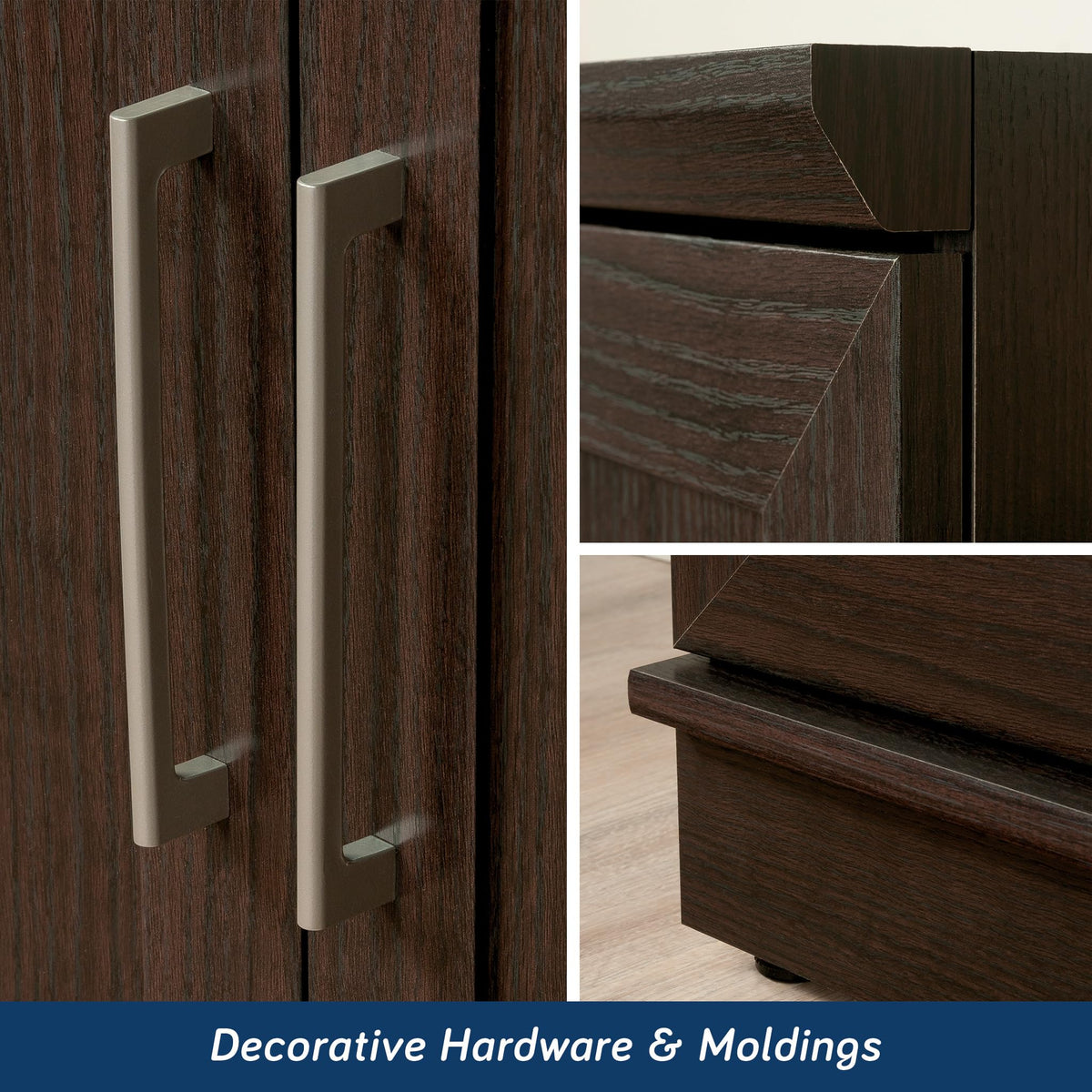 Sauder HomePlus Storage Cabinet/ Pantry cabinets, Dakota Oak finish