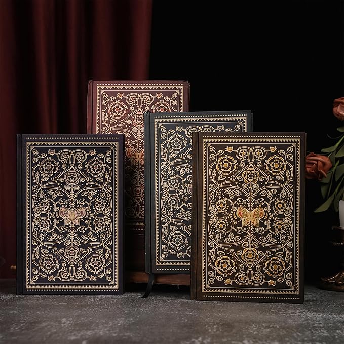 Line Notebooks for Women Men, A5 Aesthetic Hardcover Ruled Diary, 100 GSM Journals for Writing for Work, Note Taking, Office School