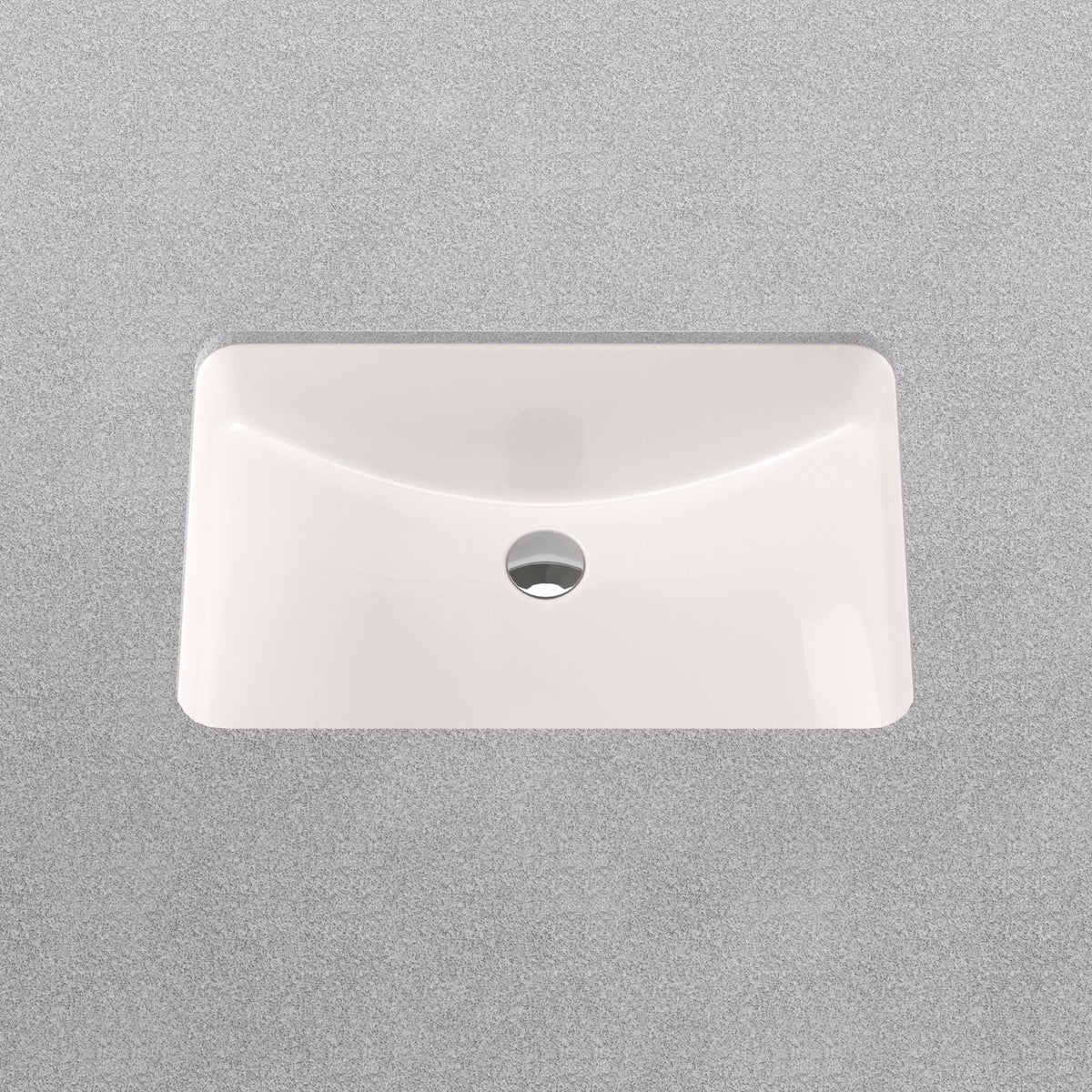 PROFLO PF1812U Norris 21" Rectangular Vitreous China Undermount Bathroom Sink with Overflow - White