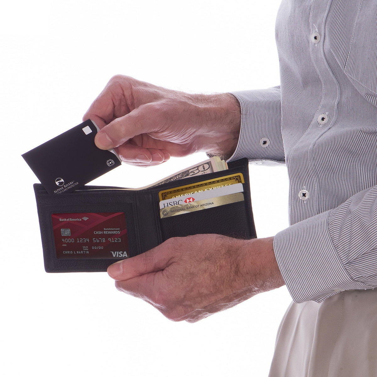 18 RFID Blocking Sleeves Set: 14 Credit Card Holders and 4 Passport Protectors - Premium Identity Theft Protection for Men & Women. Slim Design Fits Wallets & Purses