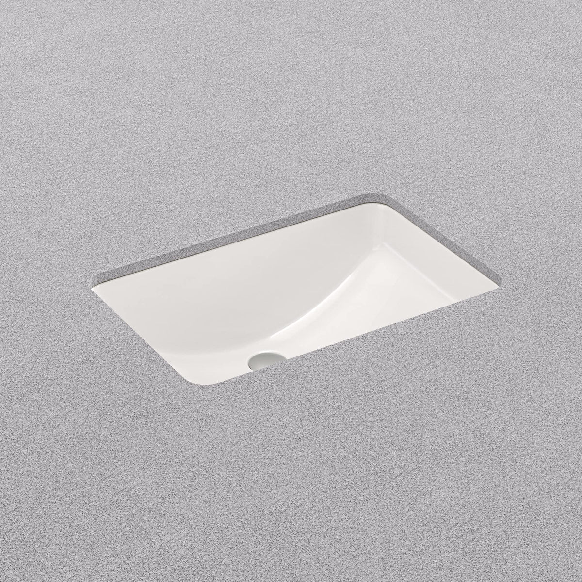 PROFLO PF1812U Norris 21" Rectangular Vitreous China Undermount Bathroom Sink with Overflow - White