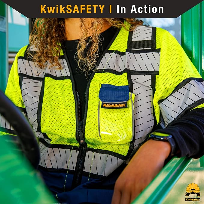 KwikSafety - Charlotte, NC - SHERIFF & SPECIALIST Class 2 & Class 3 Hi Vis ANSI OSHA Safety Vest for Women