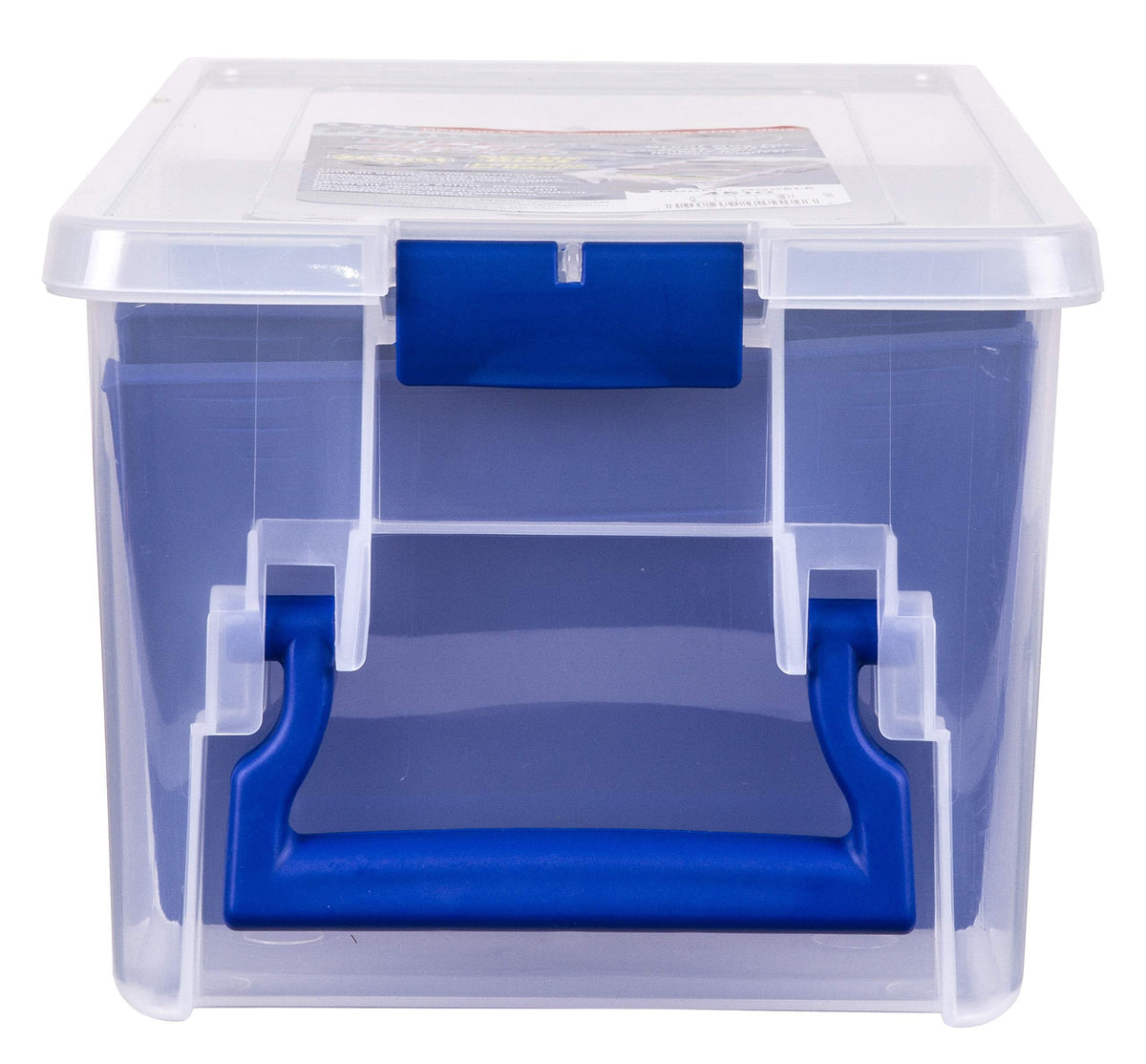 Flambeau Outdoors 4510 Clear Fishing Tackle Box Organizer - Super Half Satchel Soft Lure Storage Boxes, Bait Organizer, Tuff Tainer with Zerust Anti-Rust Dividers