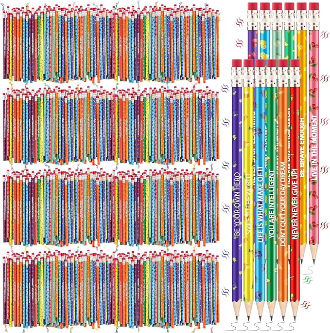 720 Pcs Scented Pencils Bulk for Kids Inspirational Motivational Cute Fun Fruit Wood Smelly Graphite Pencils with Erasers for School Classroom Office Students Girls Boys Gifts Supplies