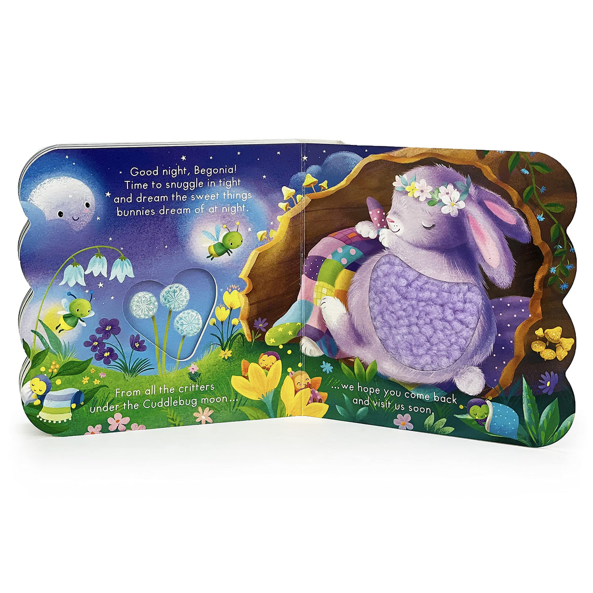 Touch and Feel: Good Night, Cuddlebug Lane: Baby & Toddler Sensory Board Book