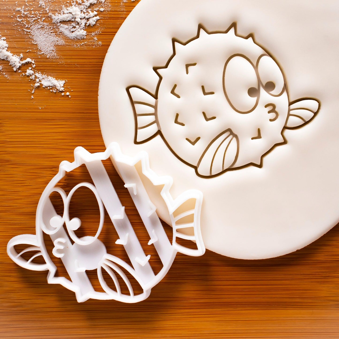 Pufferfish cookie cutter, 1 piece - Bakerlogy
