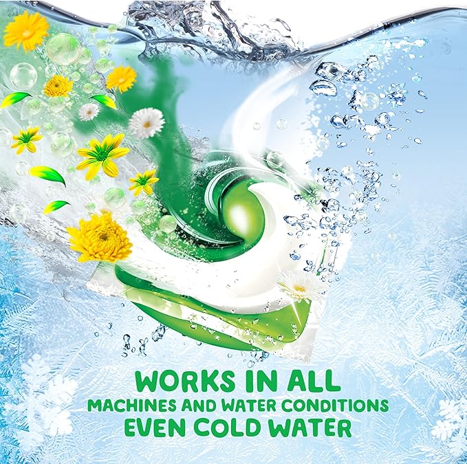 Gain flings! Laundry Detergent Soap Pacs HE Compatible 60 ct Long Lasting Scent Original Scent